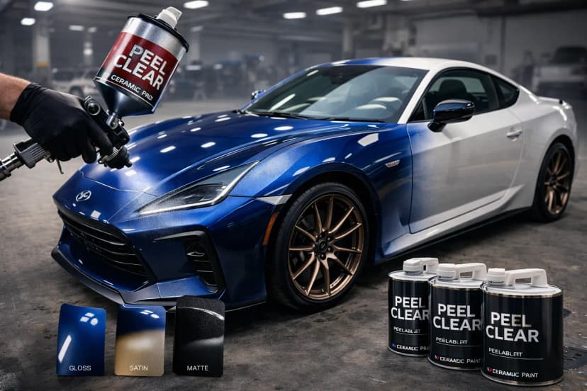 Peel Clear Peelable Paint